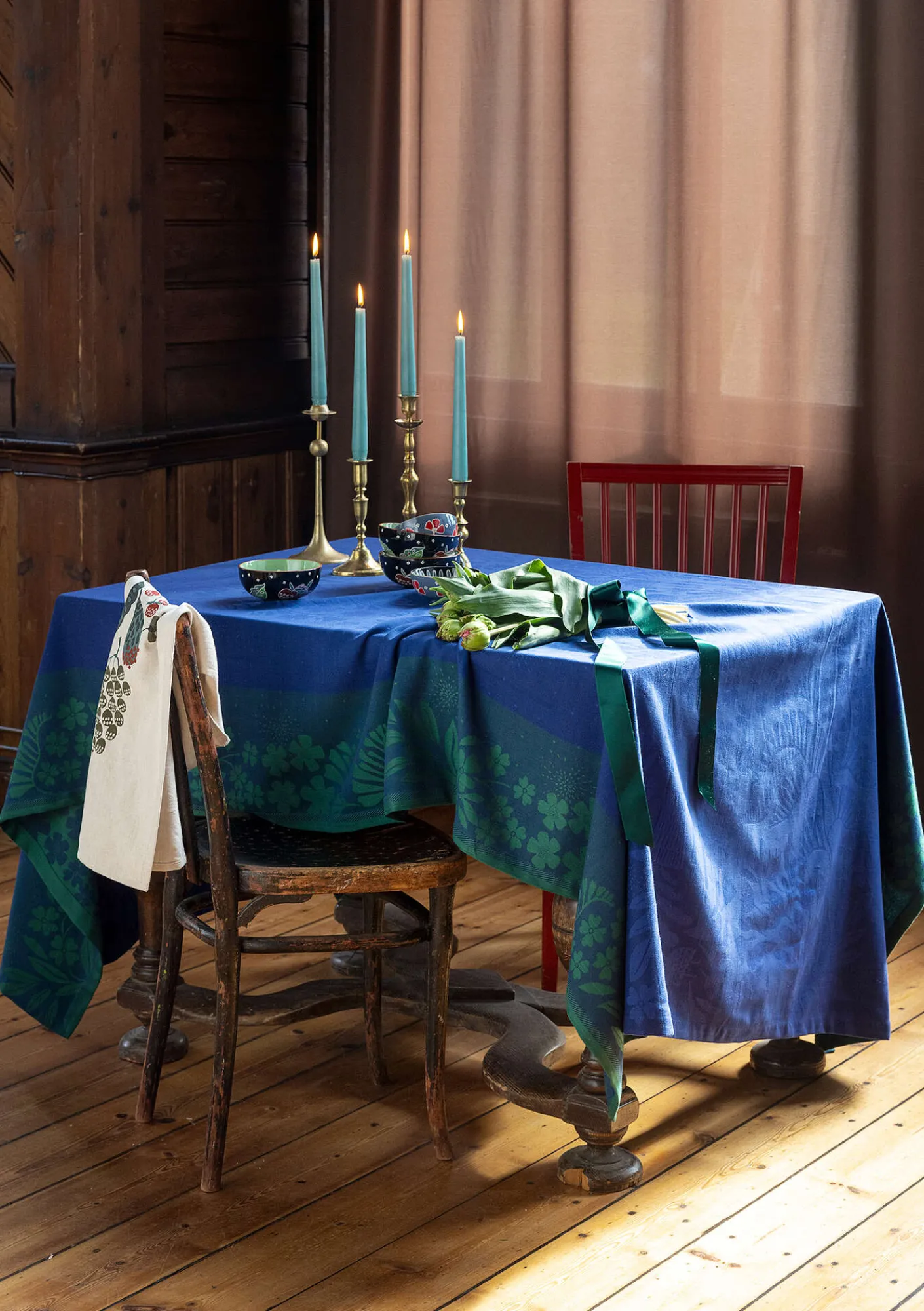 Gudrun Sjödén Tischdecken & -läufer|Küche & Esszimmer>Tischdecke „Baluns“ aus Bio-Baumwolle Mitternachtsblau