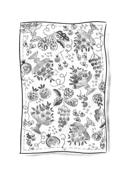 Gudrun Sjödén Tischdecken & -läufer|Küche & Esszimmer>Tischdecke „Fruits“ aus Bio-Baumwolle Tomate