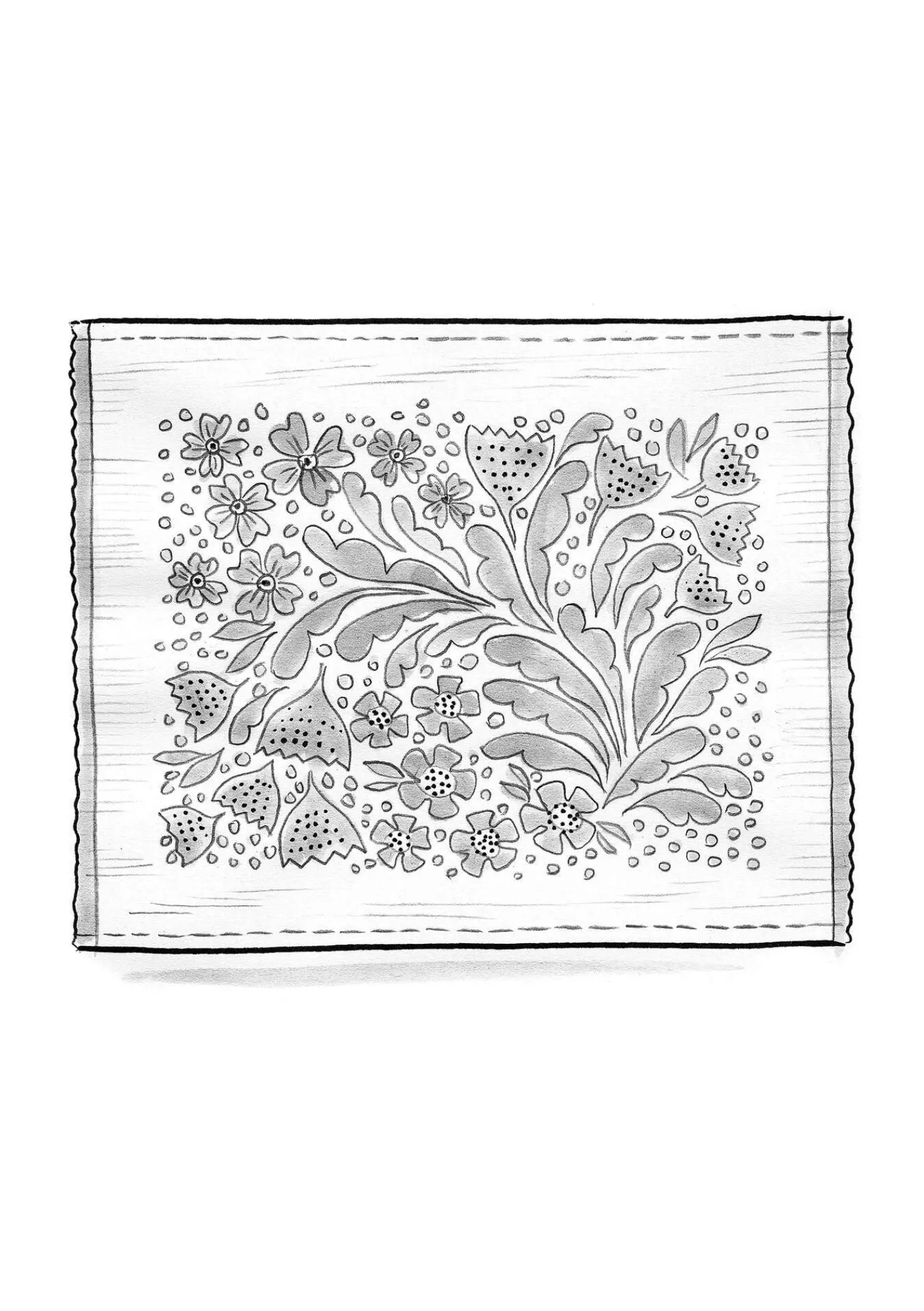 Gudrun Sjödén Küche & Esszimmer>Tischset „Gnistra“ aus Bio-Baumwolle Tomate