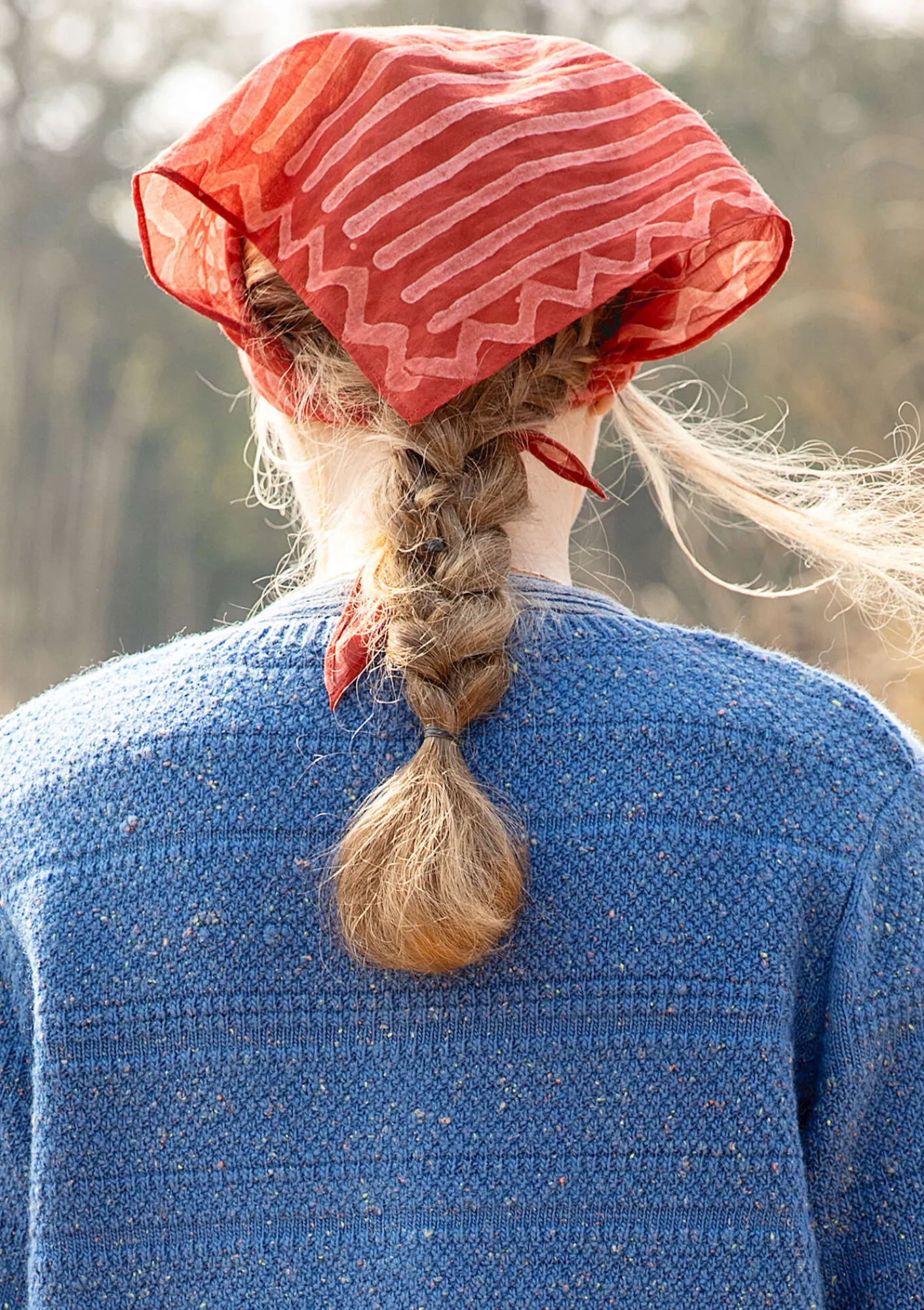 Gudrun Sjödén Schals Und Tücher>Tuch „Midgård“ aus Bio-Baumwolle Krapprot