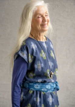 Gudrun Sjödén Tuniken>Tunika „Harda“ aus Baumwollgewebe Tinte