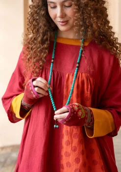 Gudrun Sjödén Tuniken>Tunika „Sonata“ aus Leinen Rosenholz
