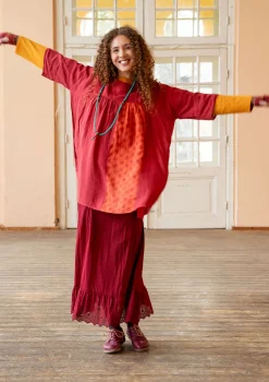 Gudrun Sjödén Tuniken>Tunika „Sonata“ aus Leinen Rosenholz