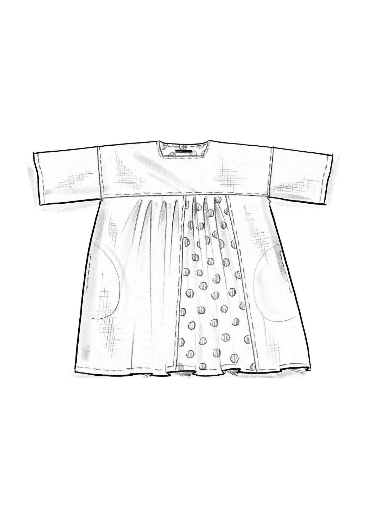 Gudrun Sjödén Tuniken>Tunika „Sonata“ aus Leinen Grafit