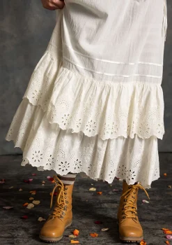 Gudrun Sjödén Röcke>Unterrock aus Bio-Baumwollgewebe Ungebleicht