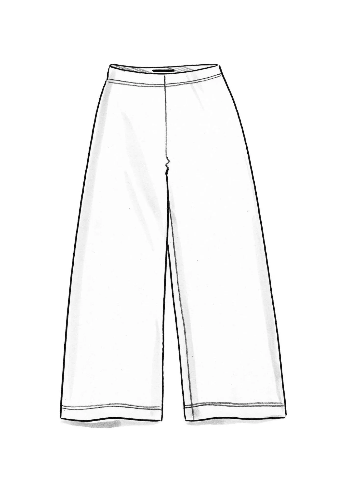 Gudrun Sjödén Hosen>Velourshose aus Bio-Baumwolle/Recycling-Polyester Granatapfel