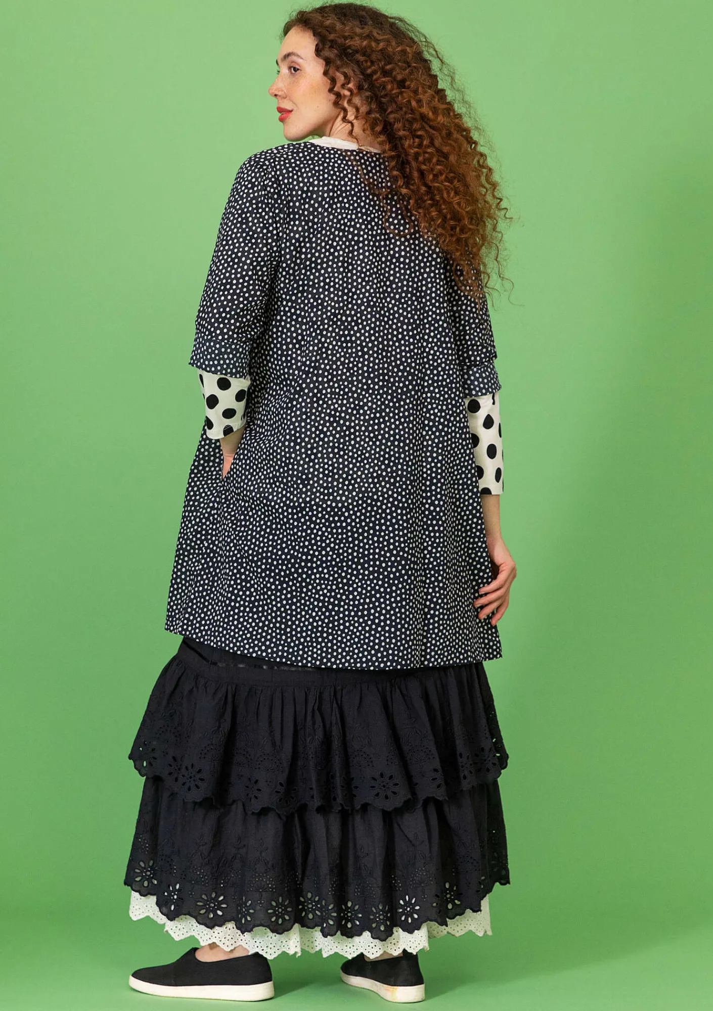 Gudrun Sjödén Tuniken>Webtunika „Monika“ aus Bio-Baumwolle Schwarz