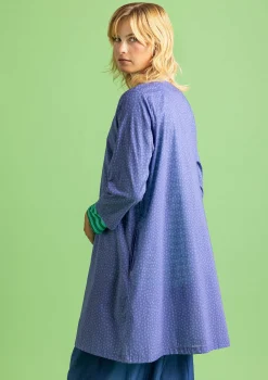 Gudrun Sjödén Tuniken>Webtunika „Monika“ aus Bio-Baumwolle Blauglöckchen