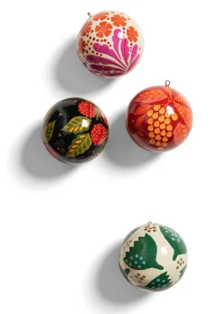 Gudrun Sjödén Dekoration & Accessoires>Weihnachtskugel „Gnistra“ aus Papiermaschee Lavarot