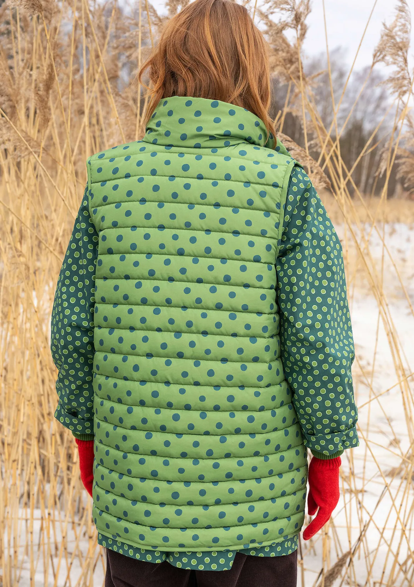 Gudrun Sjödén Westen>Weste „Susan“ aus Recycling-Polyester Kaktus