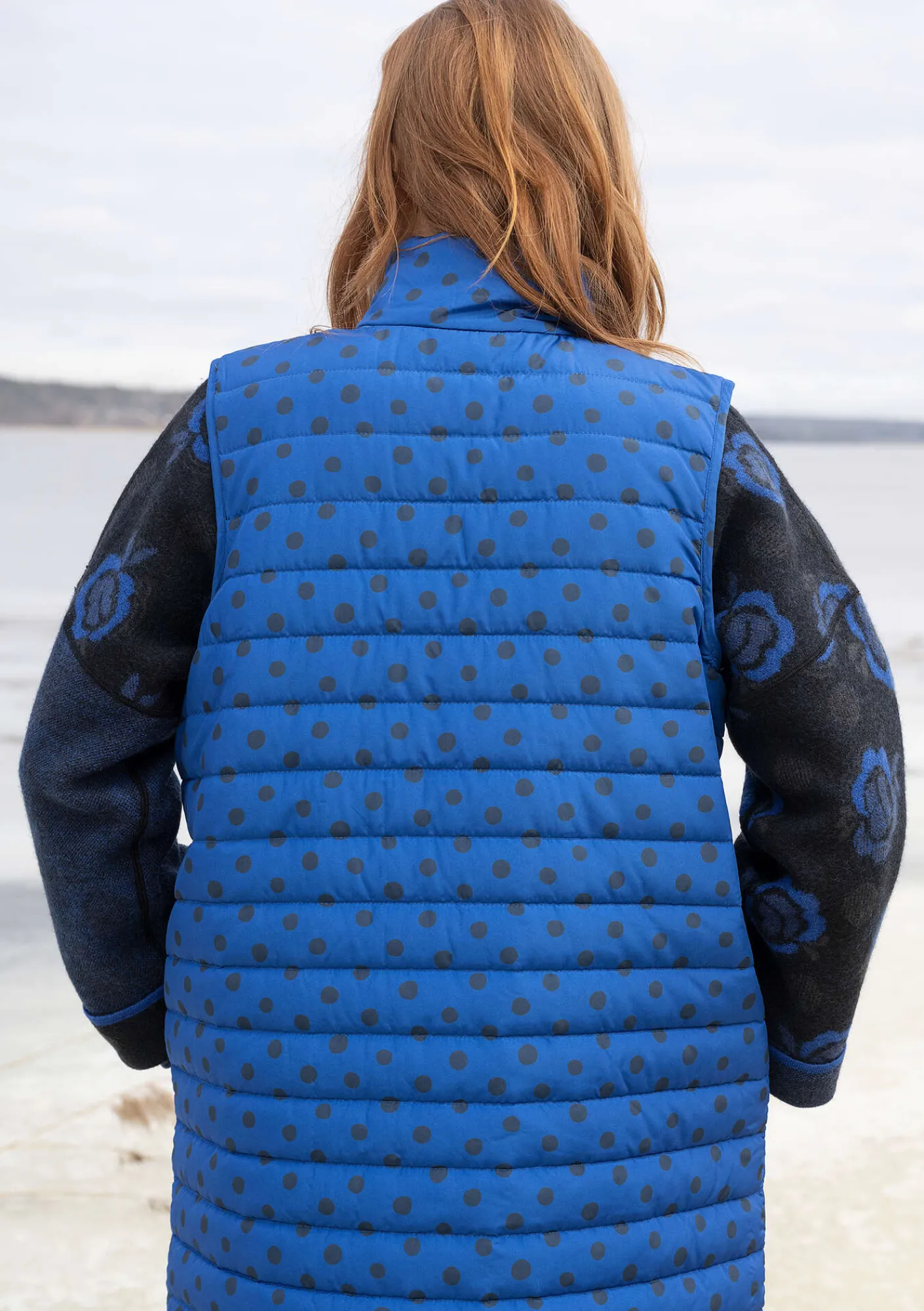 Gudrun Sjödén Westen>Weste „Susan“ aus Recycling-Polyester Tiefblau