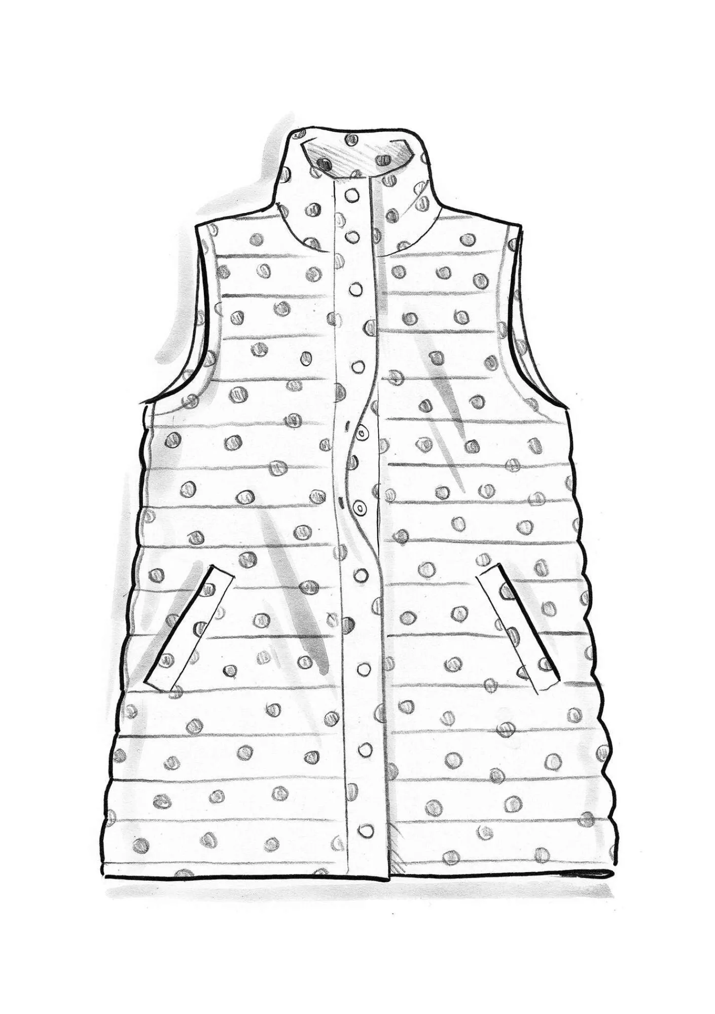 Gudrun Sjödén Westen>Weste „Susan“ aus Recycling-Polyester Tiefblau