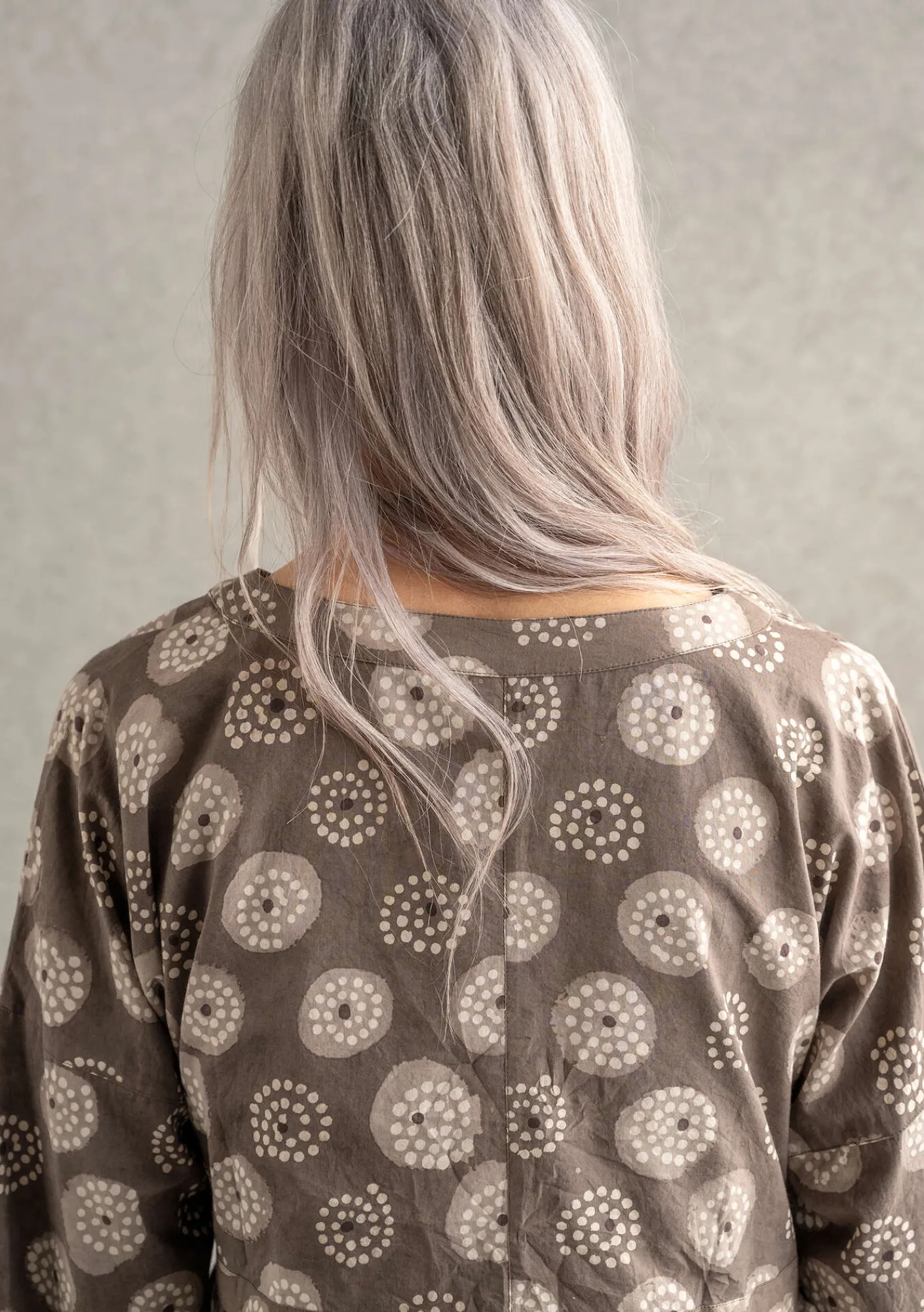 Gudrun Sjödén Blusen>Wickelbluse „Clay“ aus Bio-Baumwolle Kashish